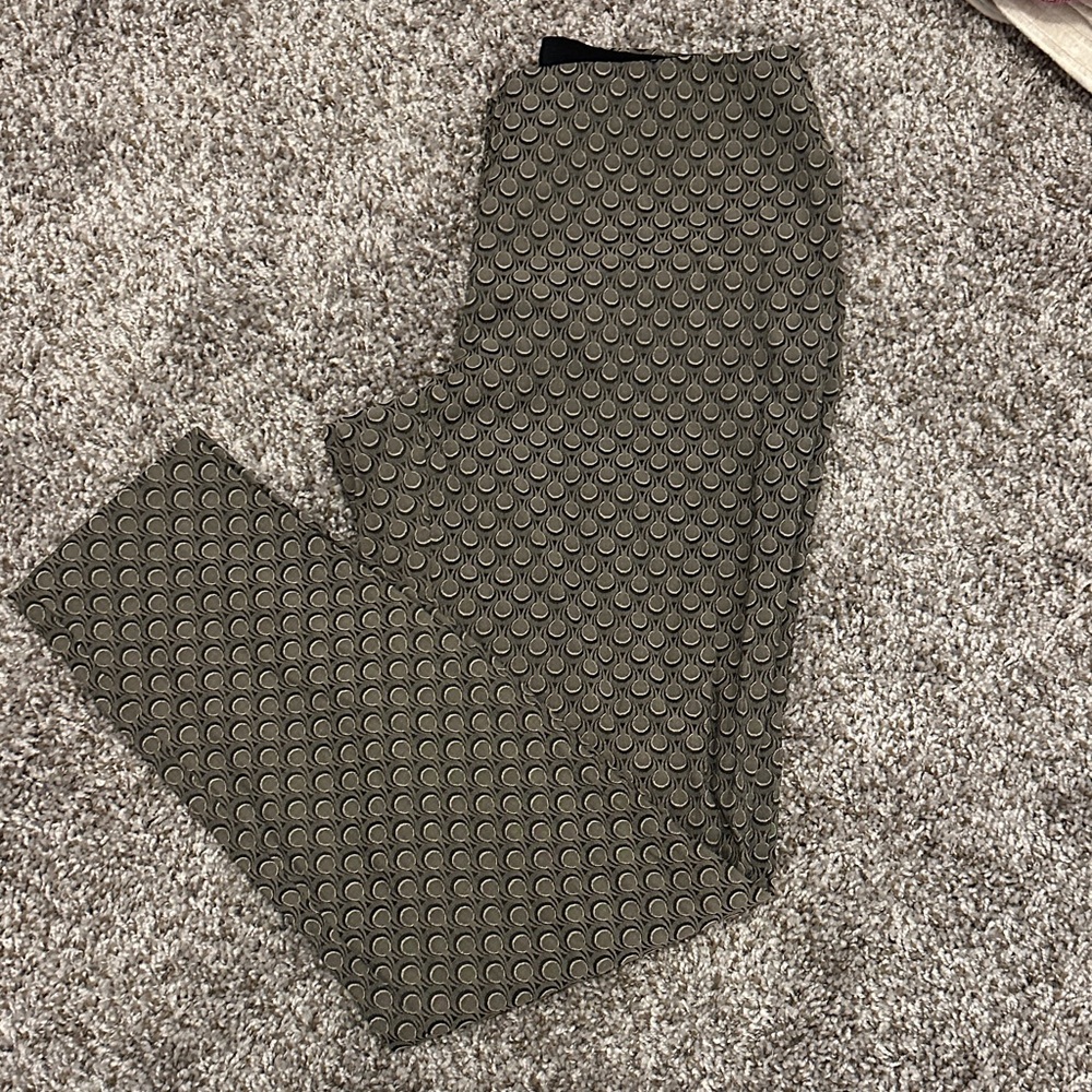 Alfani Women's Pants with Black and Gray Pattern
